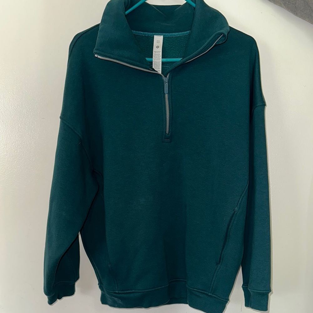 Lululemon thick fleece half zip